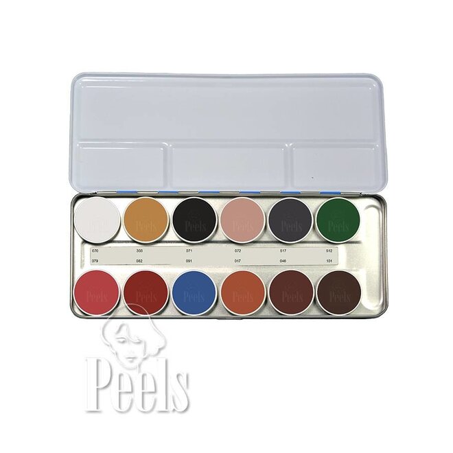 Aquacolor palette 12 colors kleur B