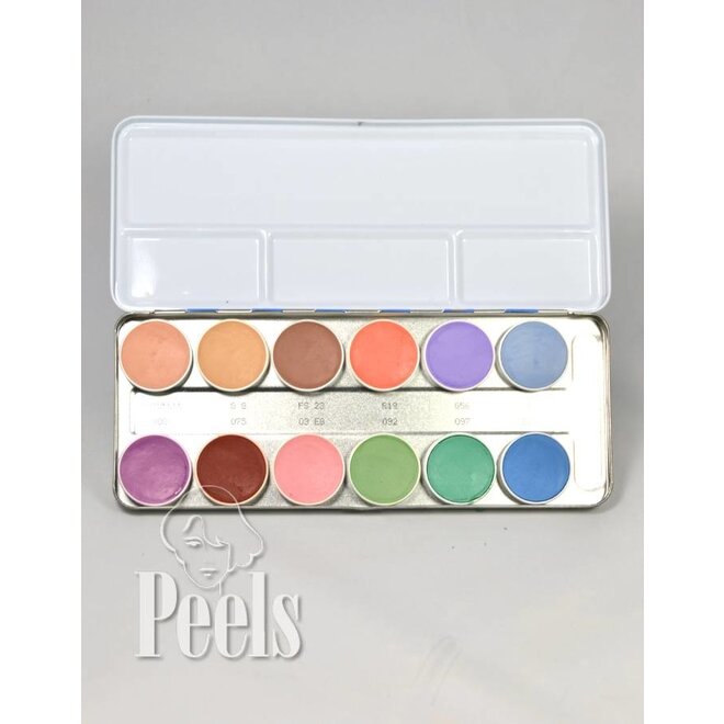 Aquacolor palette 12 colors kleur P