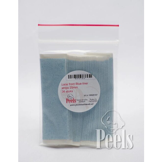 Walker Tape Lace front Blue-liner strips - 25mm