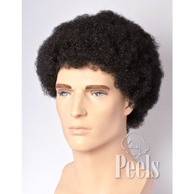 Piet pruik afro zwart groot
