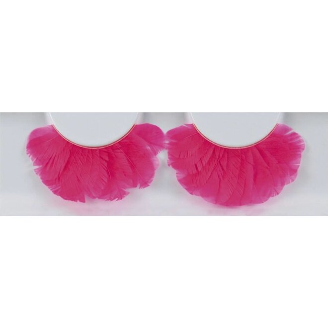 Roze Veer Wimpers