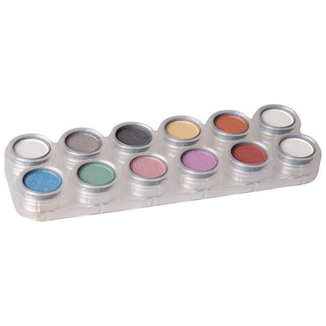 Oogschaduw/Rouge Glitter Palette 12 kleuren (P1)
