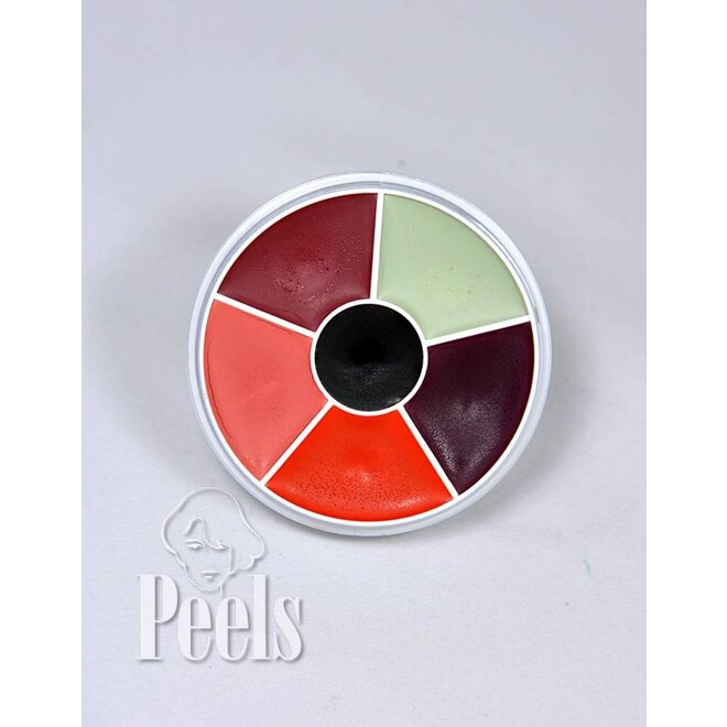 Cream color circle, Burn & Injury