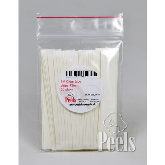 3M Clear tape strips 13mm