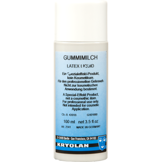Kryolan Liquid Latex  Clear 100ml - Grimeer als een professional