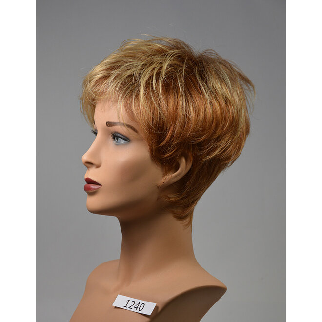 Midden koperblond met highlights