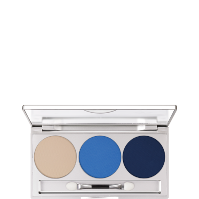 Eye Shadow Trio Set Blue Aura Matt / Iridescent