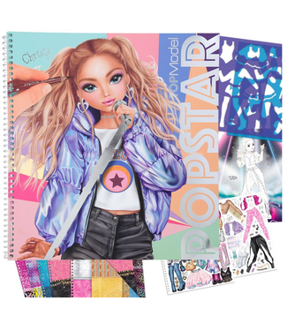 TOPModel TOPModel - Kleur- en Stickerboek - Popstar