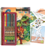 Dino World - Kleurboek Met Kleurpotloden