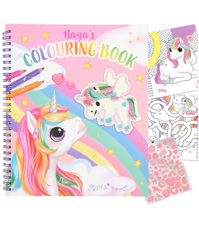 TOPModel Ylvi & The Minimoomis - Unicorn Kleurboek Met Pailleten