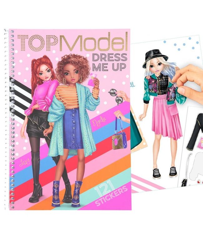 TOPModel Dress Me Up stickerboek