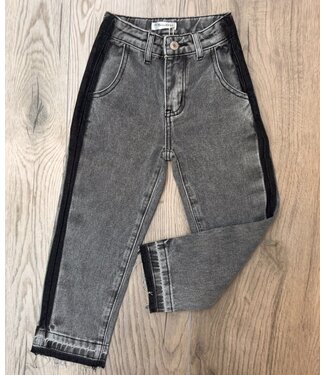 Denim Jeans - Grijs/Zwart
