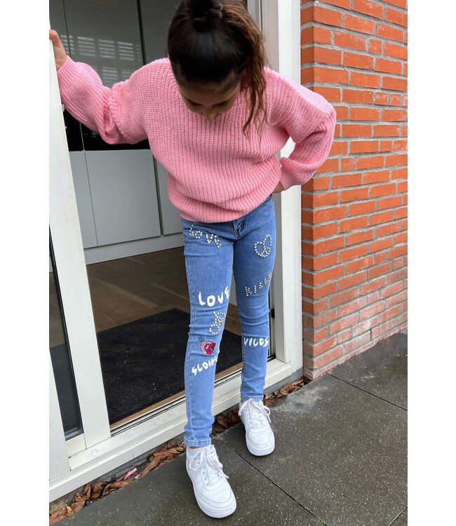 Simple Sweater - Roze