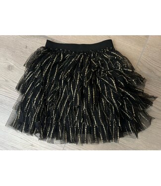 Tule Skirt - Zwart/Goud