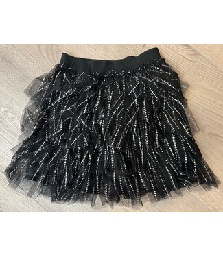 Tule Skirt - Zwart/Zilver