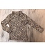 Leopard Col Top - Ocre