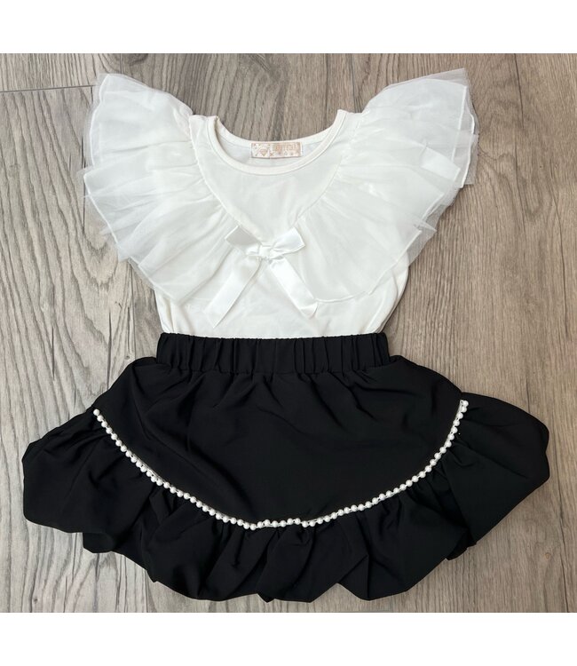 Pearls Skirt - Zwart
