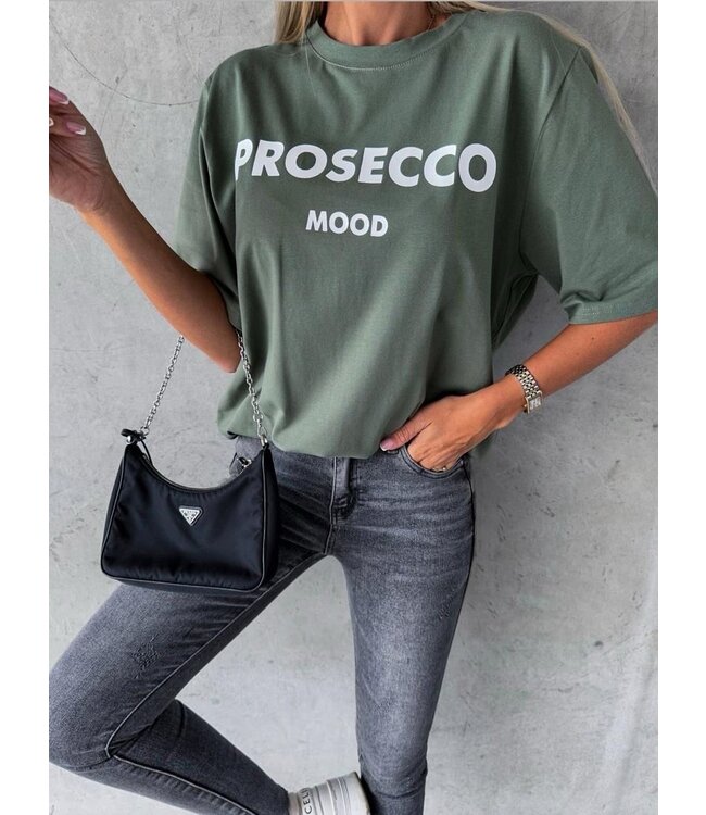 T-Shirt - Prosecco Mood - Khaki