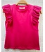 Basic Ruffle Top - Fuschia