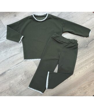 Sweater Set - Khaki