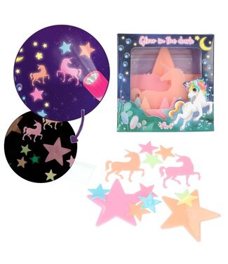 TOPModel Unicorn Glow in the dark stickers