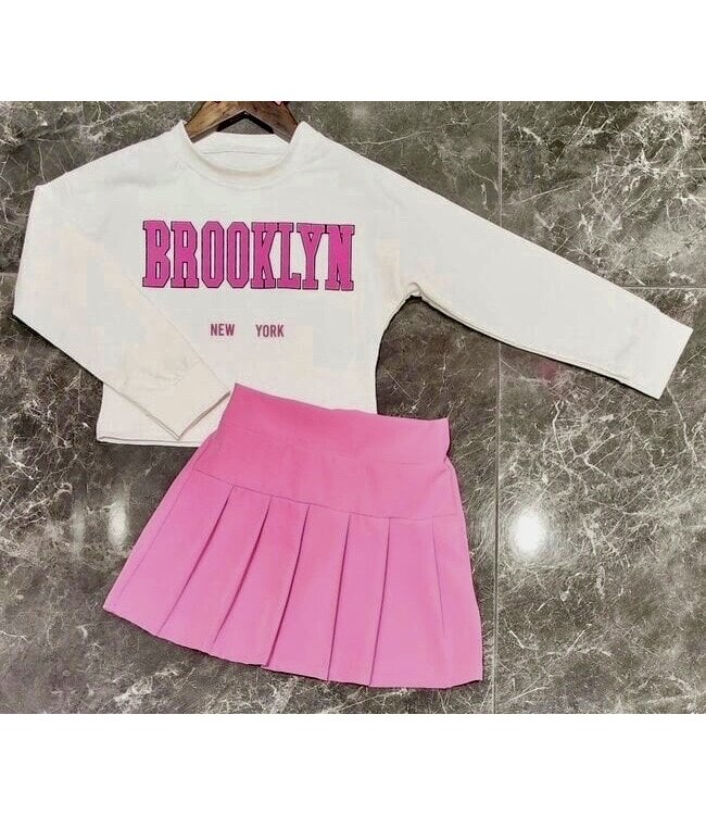 Brooklyn 2-delige set - Fuchsia