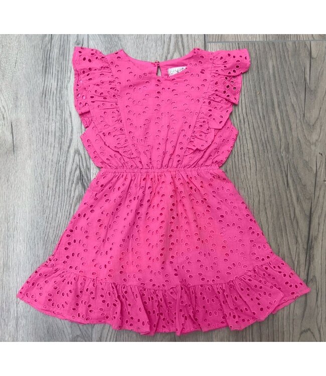 Crochet Dress - Fuchsia