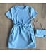 Cargo dress met tasje - Blauw