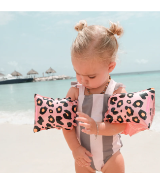 Baby- en kinderzwembandjes - Leopard Roze