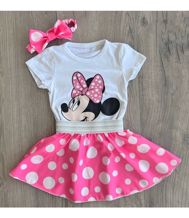 Minnie Mouse Set - Fuschia