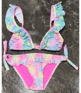 Mermaid Bikini - Roze/Blauw