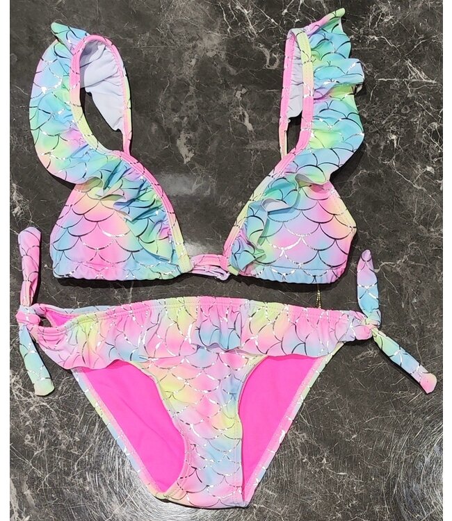 Mermaid Bikini - Roze/Blauw