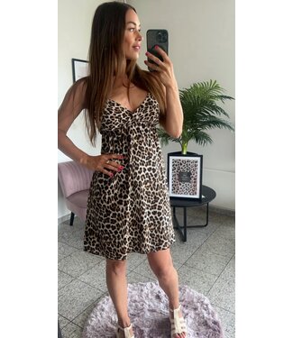 Mid leopard jurk