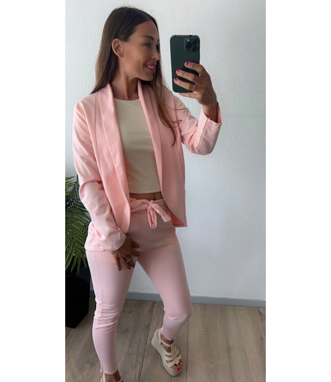 Suit Up 2-delige set - Licht roze