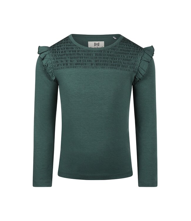 Koko Noko Ruffle longsleeve - Groen