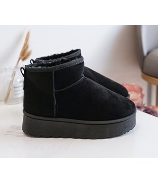 Short warm boots - Zwart  (Verzenddatum 3 nov)