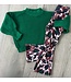 Draakjes en Boefjes Flared broek met Leopard print