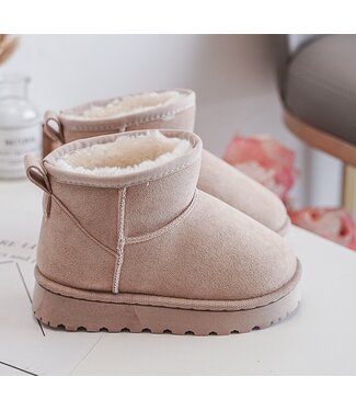 Short warm boots - Beige