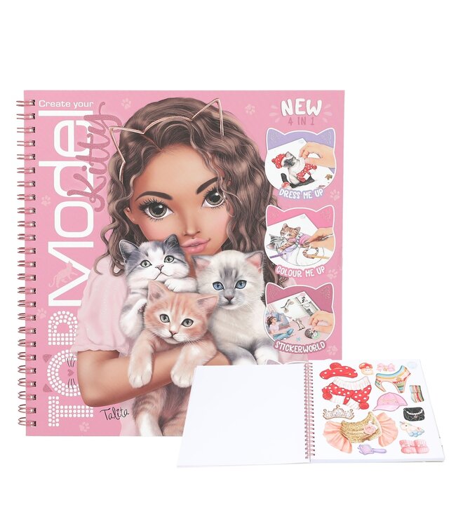 TOPModel TOPModel - Create your TOPModel Kitty kleurboek