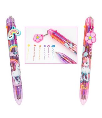 TOPModel Ylvi & The Minimoomis - Unicorn Gelpen met 6 kleuren