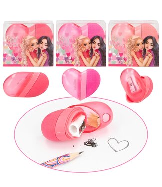 TOPModel TOPModel - 2in1 hart gum met puntenslijper