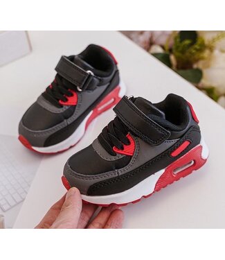Keep It Cool Sneakers - Zwart/Rood