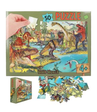 TOPModel Dino World - Dino Puzzel (50 stukjes)