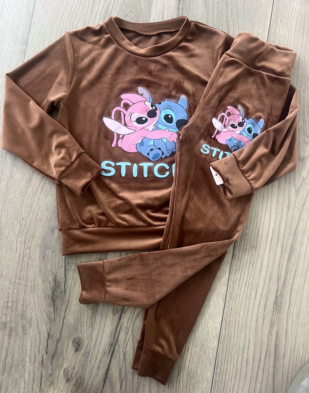 Stitch velvet trui (geen broek)