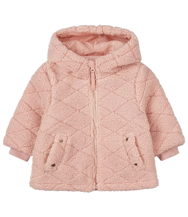 Dirkje  Fluffy jas - Roze