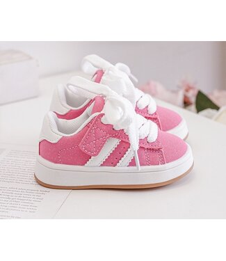 Stripe sneakers - Roze