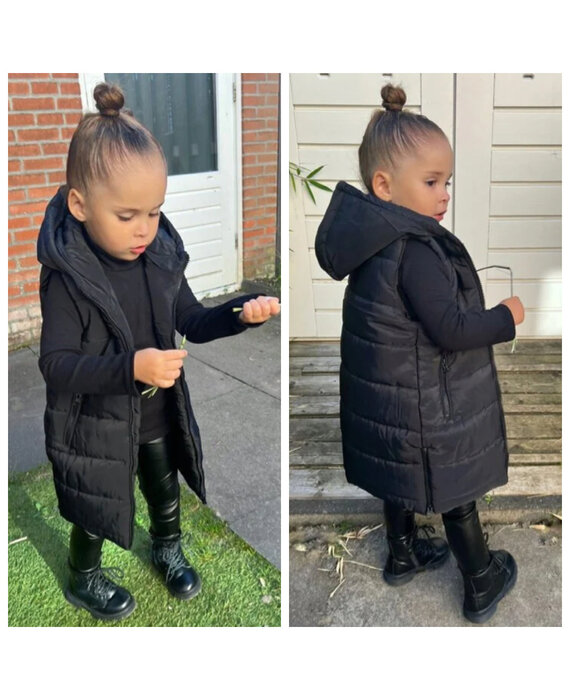 LSERVER Gewatteerde jas voor meisjes, fleece, dik donsjack met bontkraag, modieuze tuniek, winterjas, kinderen, winddichte warme winterjas LSERVER Gewatteerde jas voor meisjes, fleece, dik donsjack met bontkraag, modieuze tuniek, winterjas, kinderen, winddichte warme winterjas