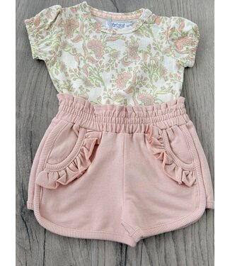 Dirkje  T-Shirt met bloemenprint