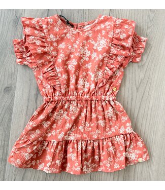 Koko Noko Bloemen jurk - Oranje