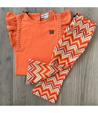 Koko Noko Flower Flared Broek - Oranje